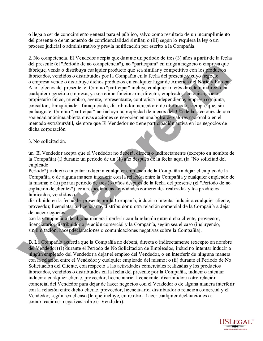 Preview Ejemplo de acuerdo de no competencia entre dos empresas