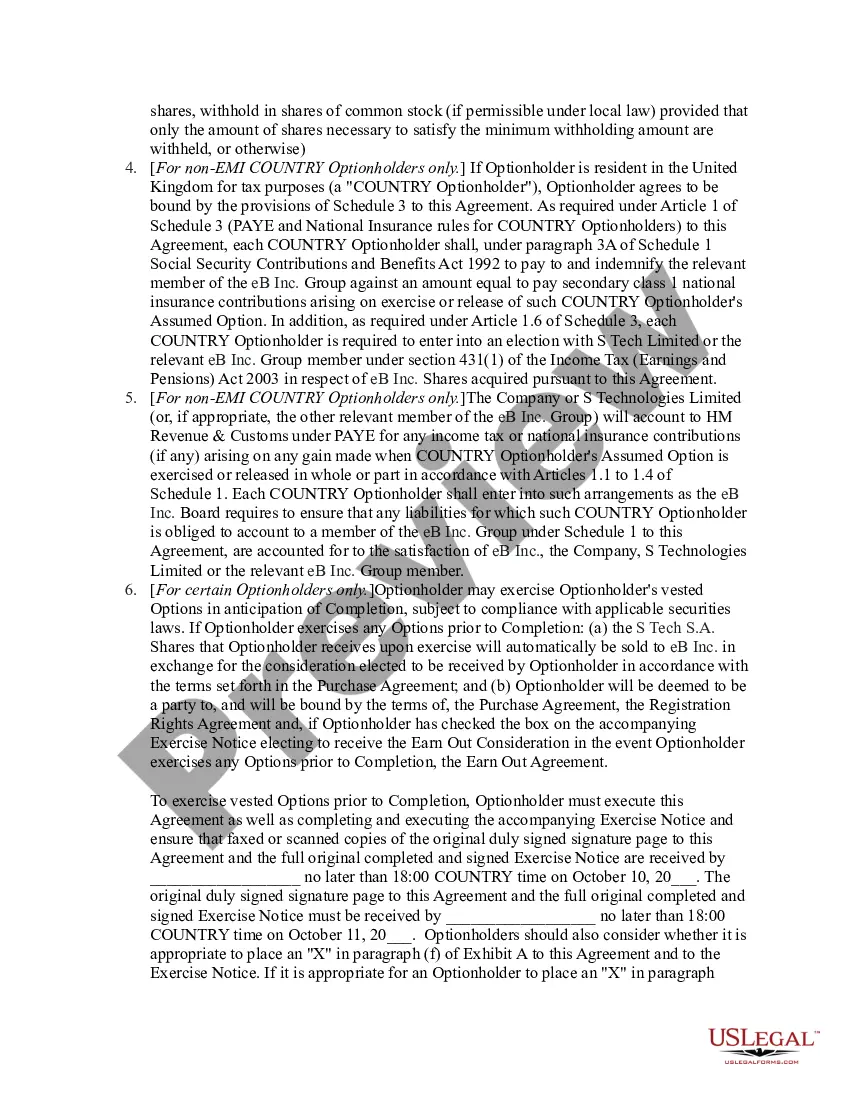 Get Option Assumption Agreement between the Purchaser and Company Preview Option Assumption Agreement between the Purchaser and Company