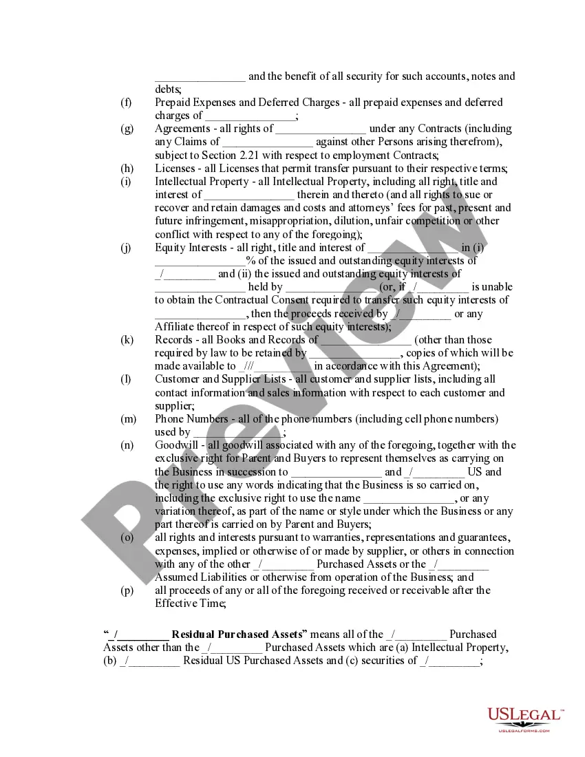 Preview Arrangement Agreement