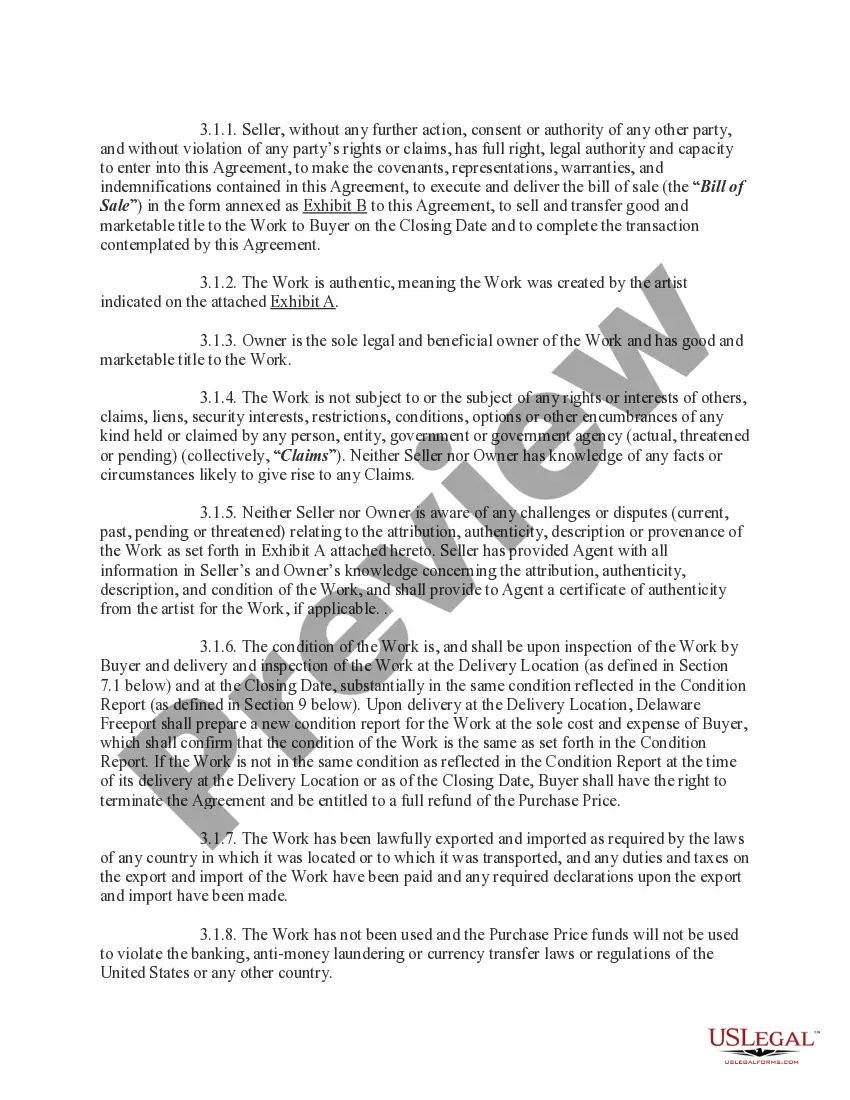 Get Art Purchase Agreement Preview Art Purchase Agreement