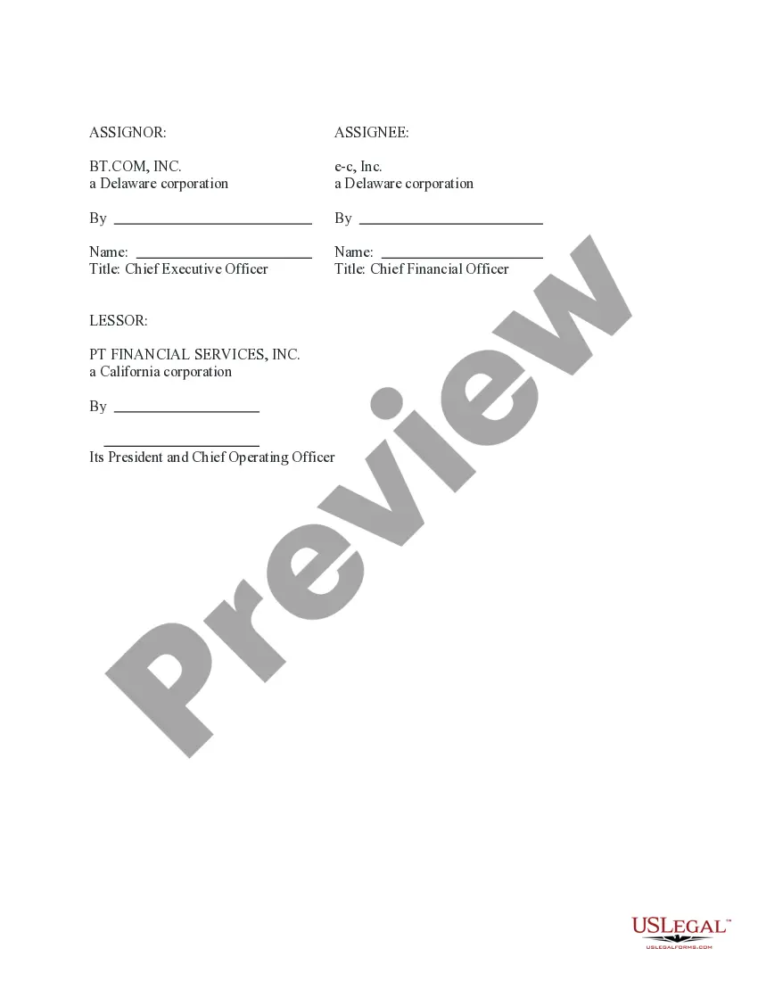 Preview Modification, Assignment and Assumption Agreement