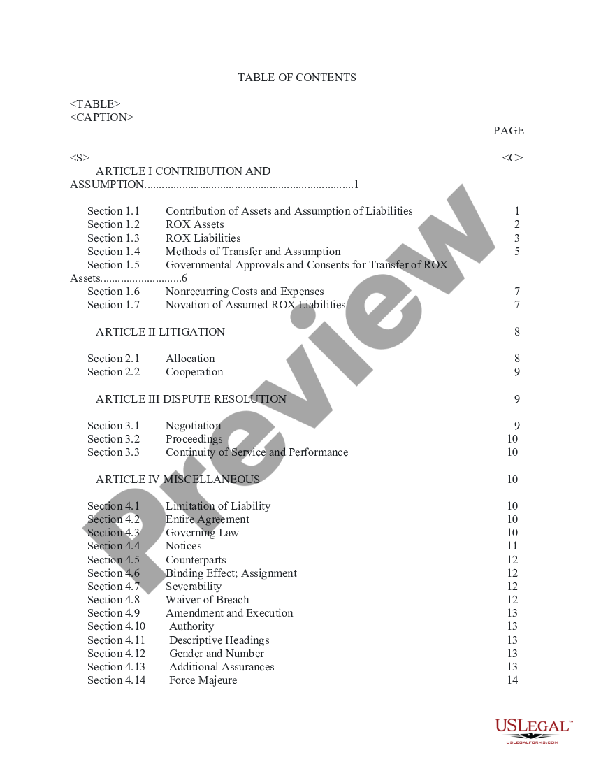 general assignment and assumption agreement