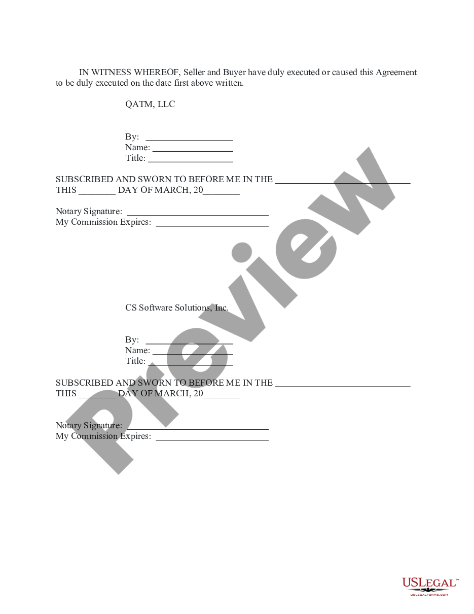 bill of sale assignment and assumption agreement