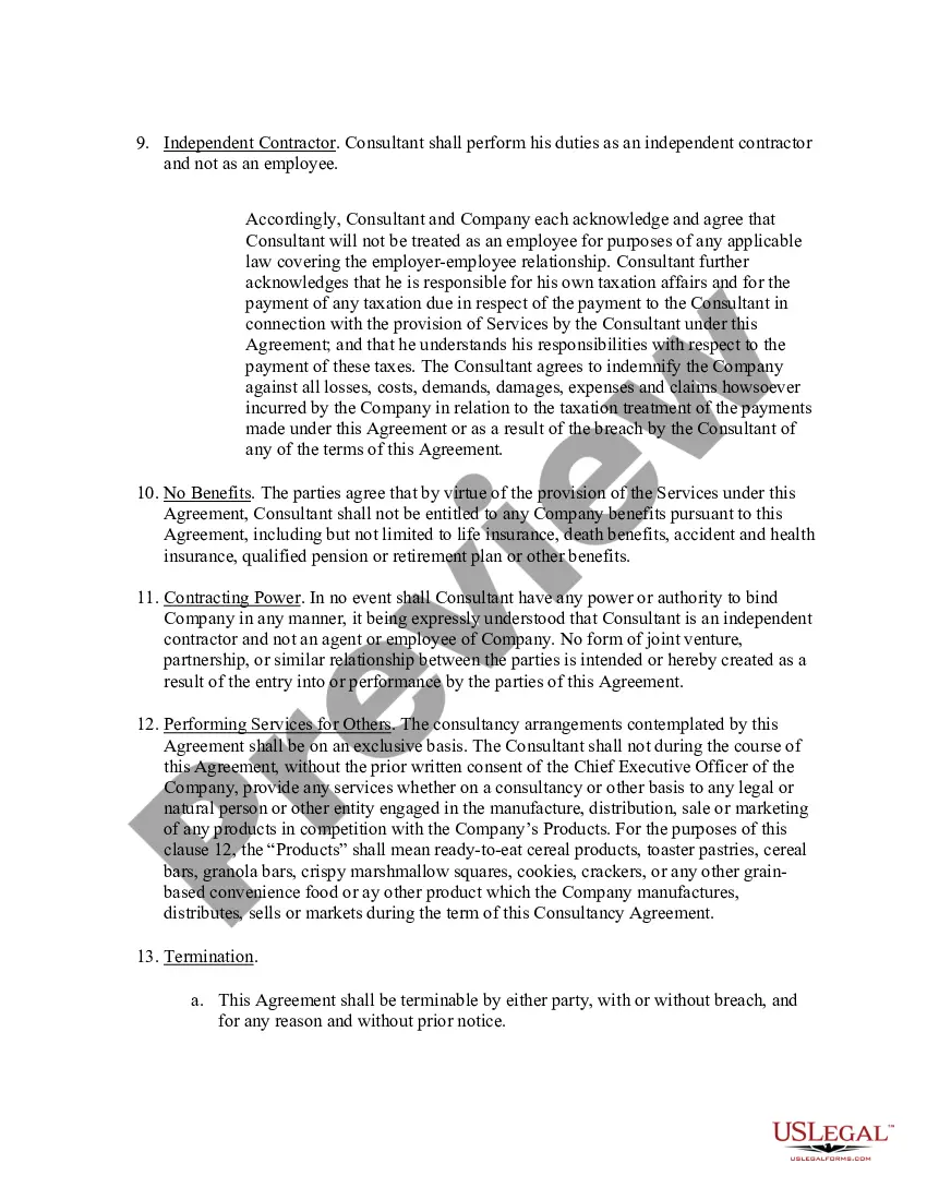 Get Consulting Agreement between Consultant and Company Preview Consulting Agreement between Consultant and Company