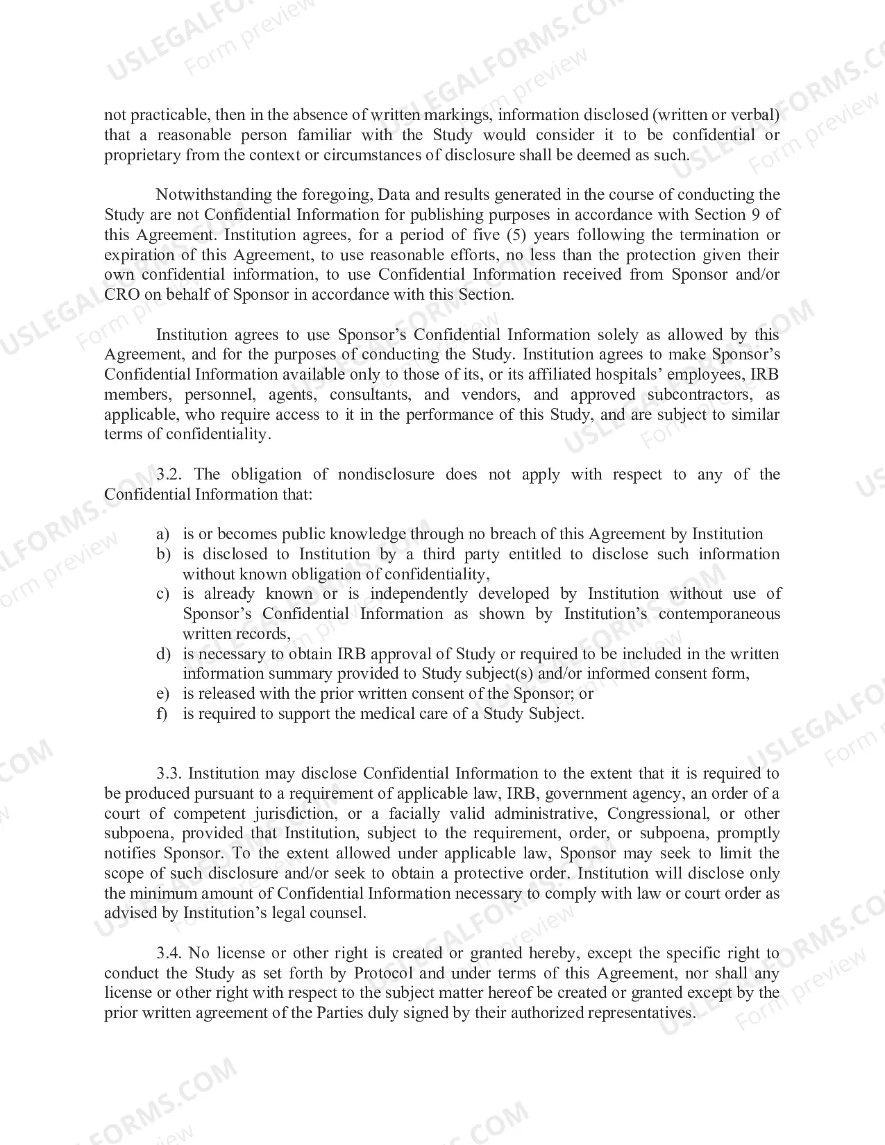 Preview Accelerated Clinical Trial Agreement