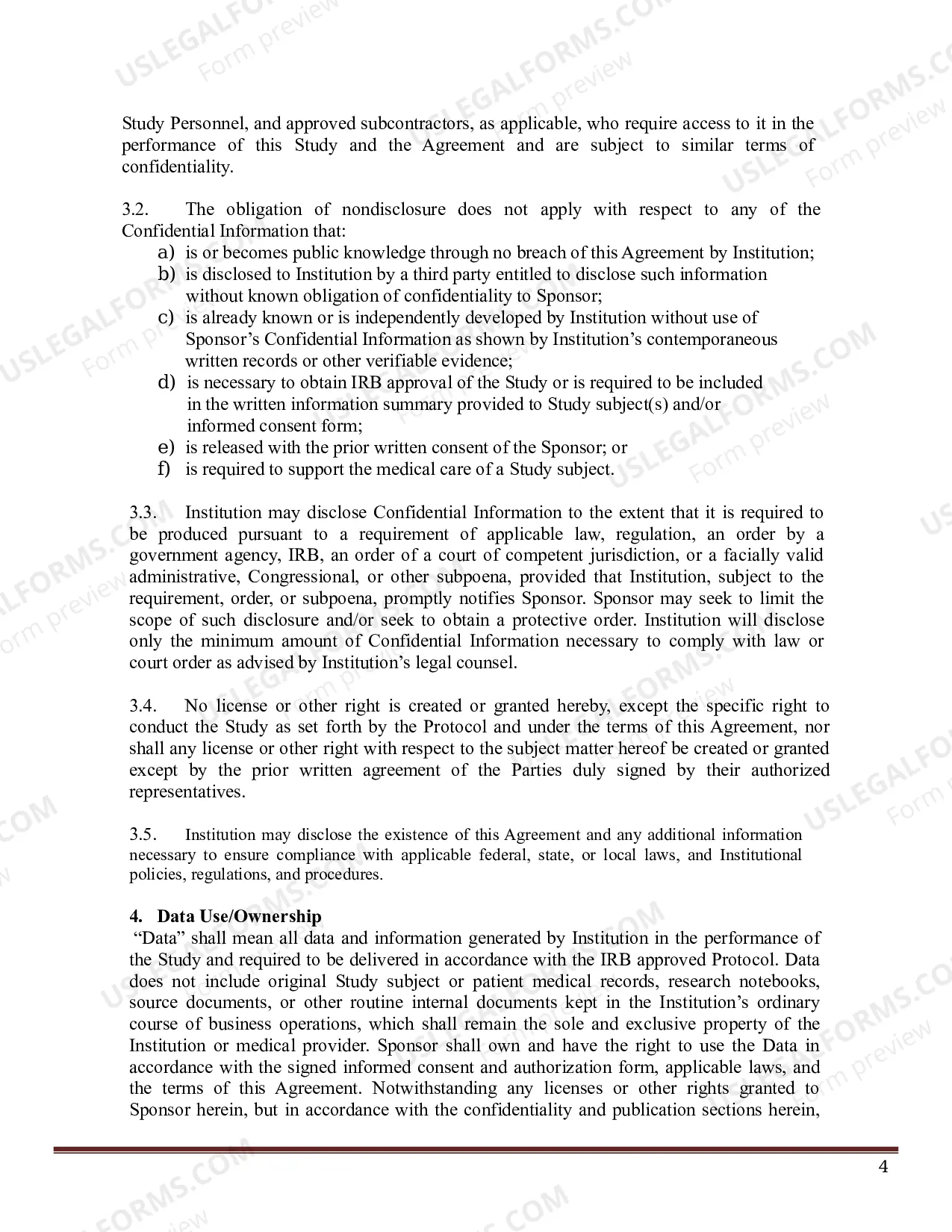 Preview Accelerated Clinical Trial Agreement - ACTA