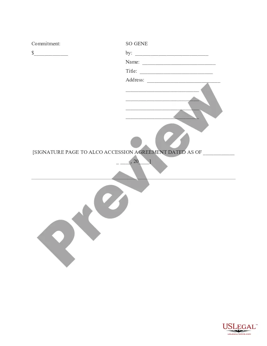 Preview Accession Agreement between Acceding Lenders and Administrative Agent for Lenders