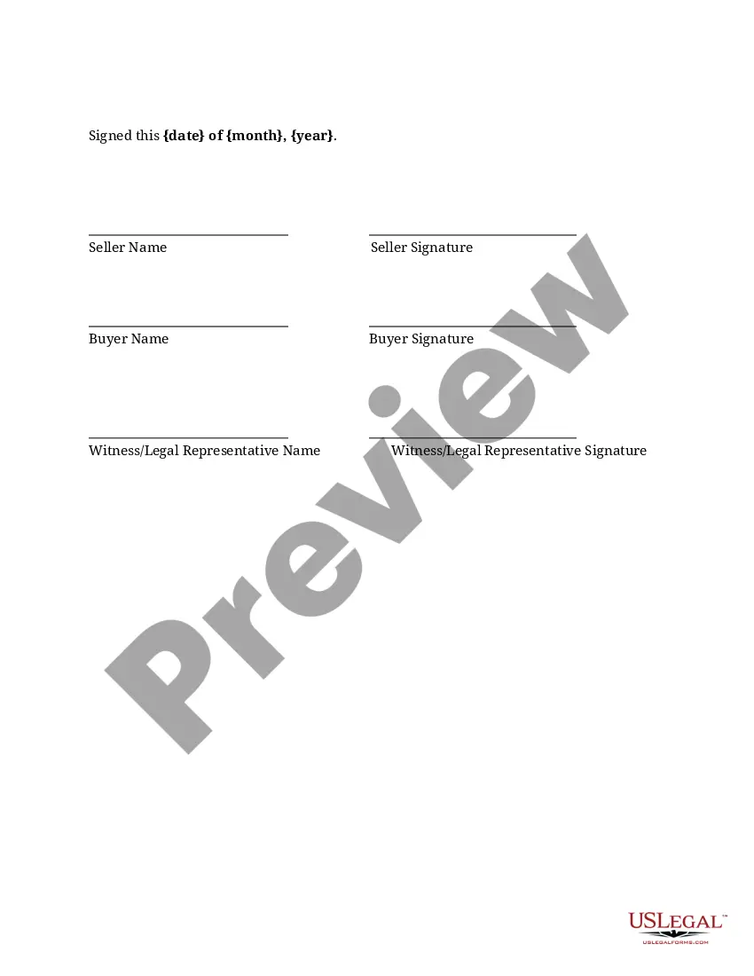 Preview Business Acquisition Agreement
