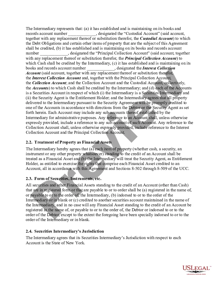 Get Account Control Agreement Preview Account Control Agreement