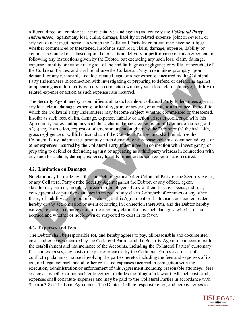 Get Account Control Agreement Preview Account Control Agreement