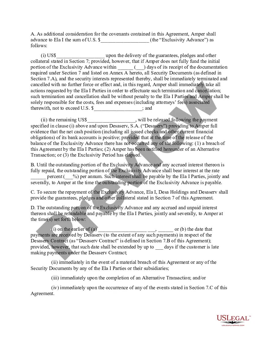 Preview Strategic Alliance Agreement