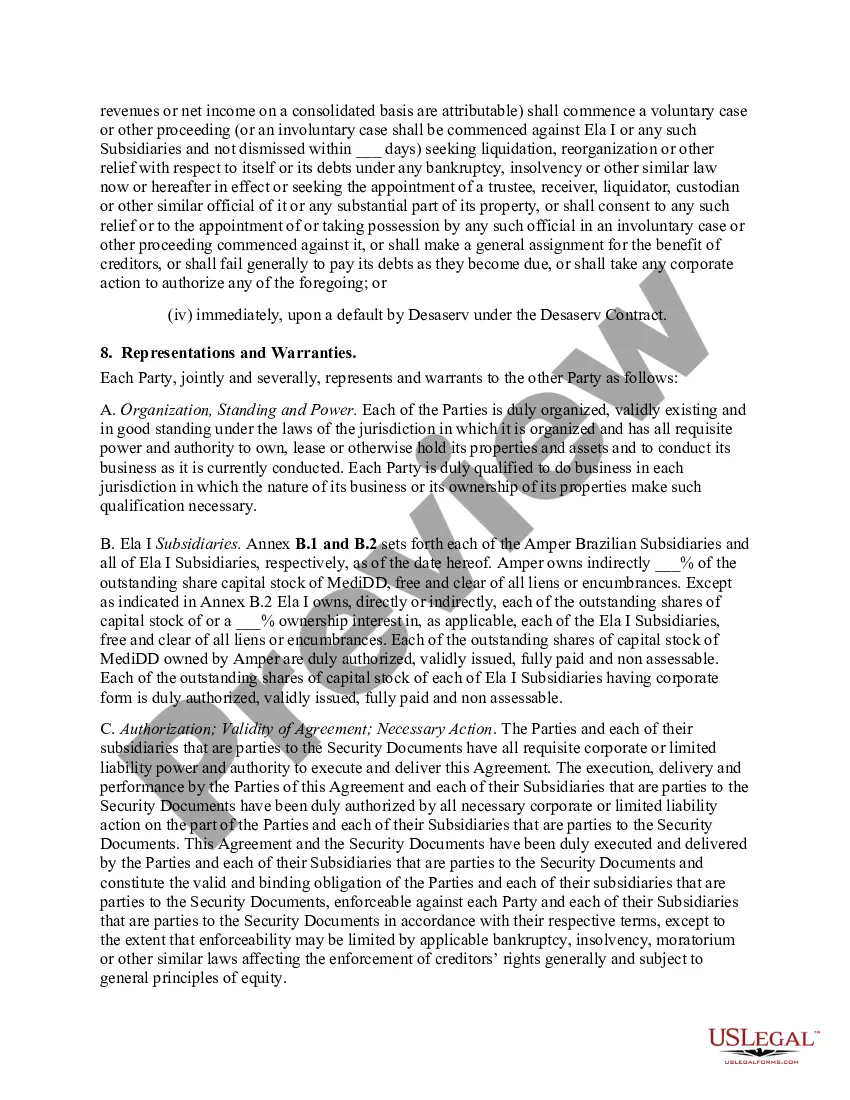 Preview Strategic Alliance Agreement