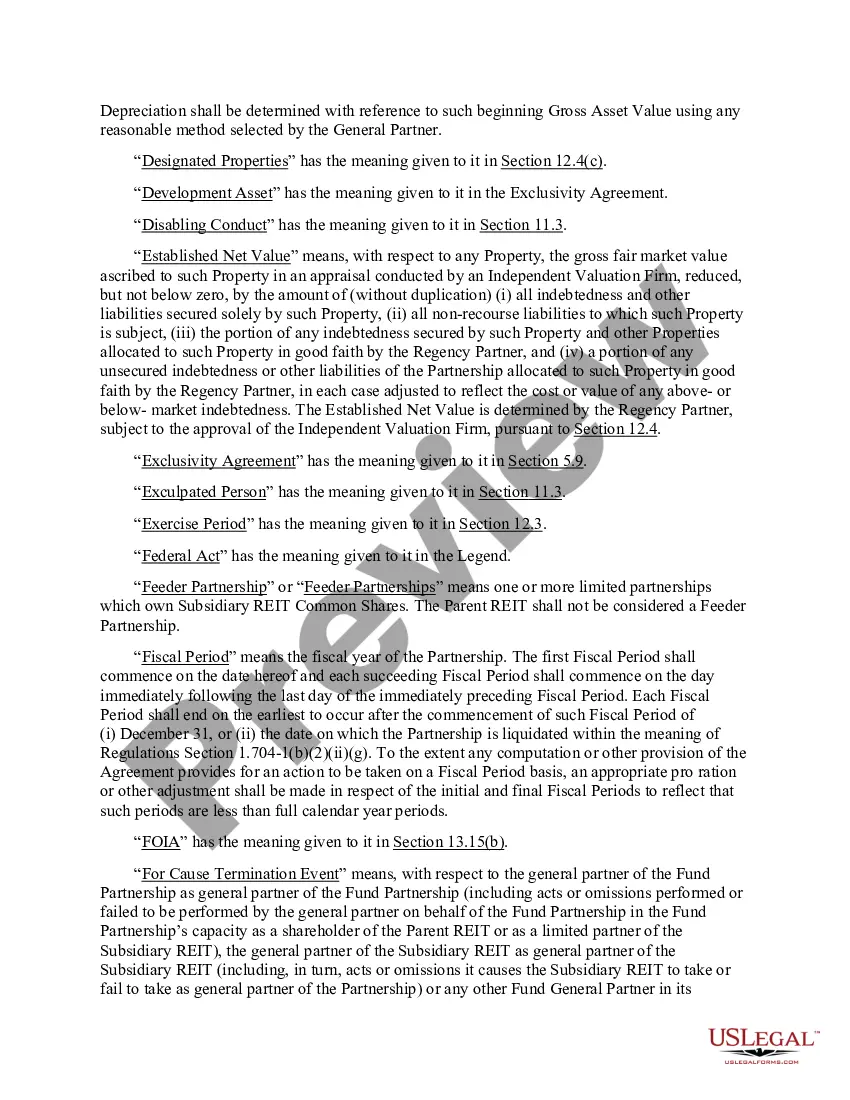 Get Amended and Restated Limited Partnership Agreement Preview Amended and Restated Limited Partnership Agreement