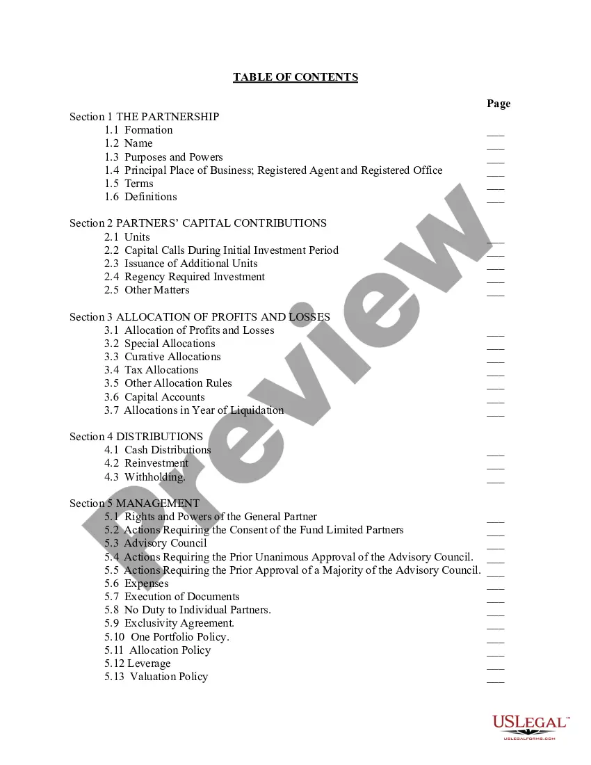 Get Amended and Restated Limited Partnership Agreement Preview Amended and Restated Limited Partnership Agreement
