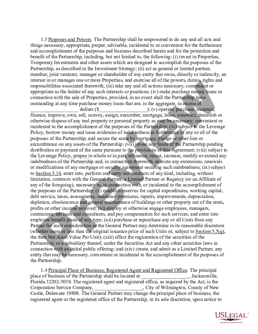 Get Amended and Restated Limited Partnership Agreement Preview Amended and Restated Limited Partnership Agreement