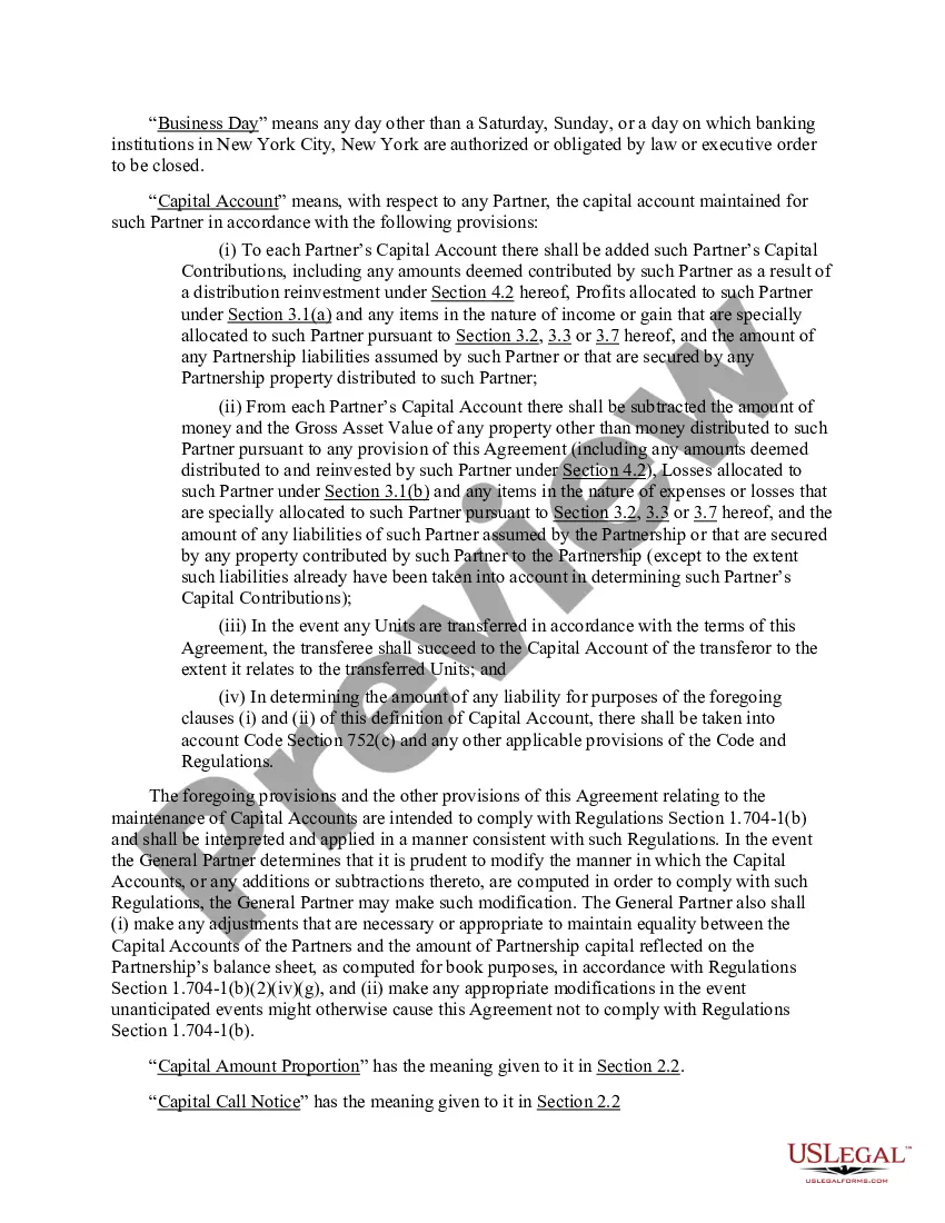 Get Amended and Restated Limited Partnership Agreement Preview Amended and Restated Limited Partnership Agreement