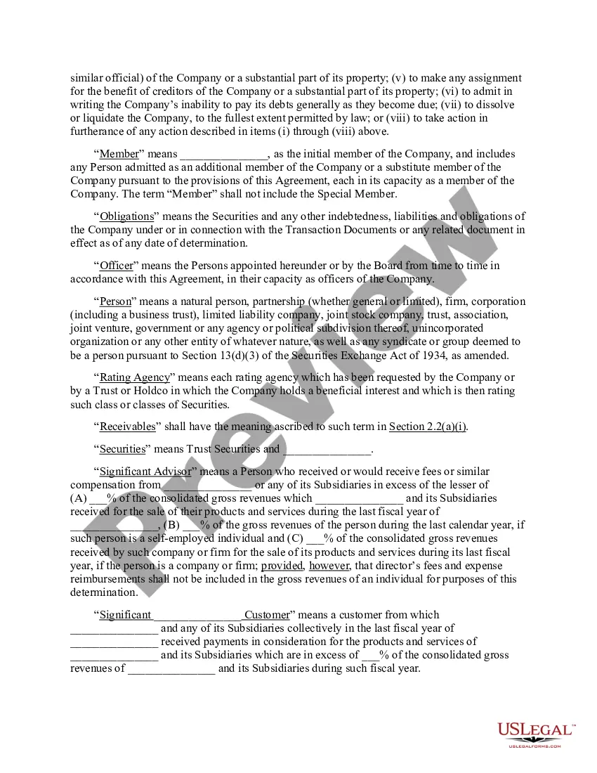 Get Amended and Restated Limited Company Agreement Preview Amended and Restated Limited Company Agreement