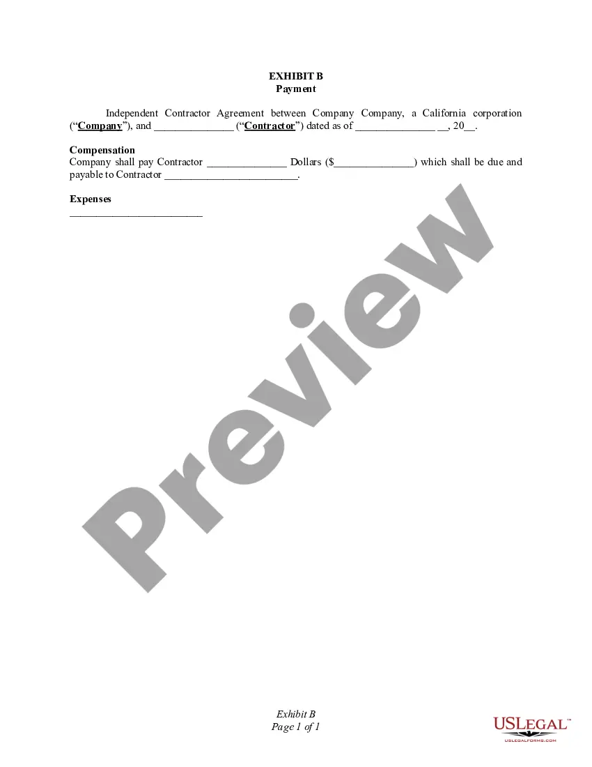 Preview Independent Contractor Agreement