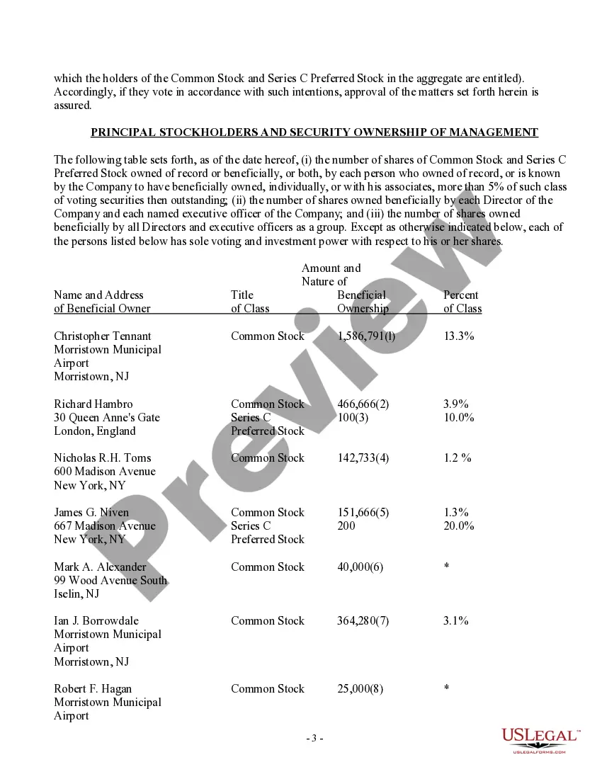 Get Consent Statement for Consent of Stockholders in Lieu of Special Meetings Preview Consent Statement for Consent of Stockholders in Lieu of Special Meetings