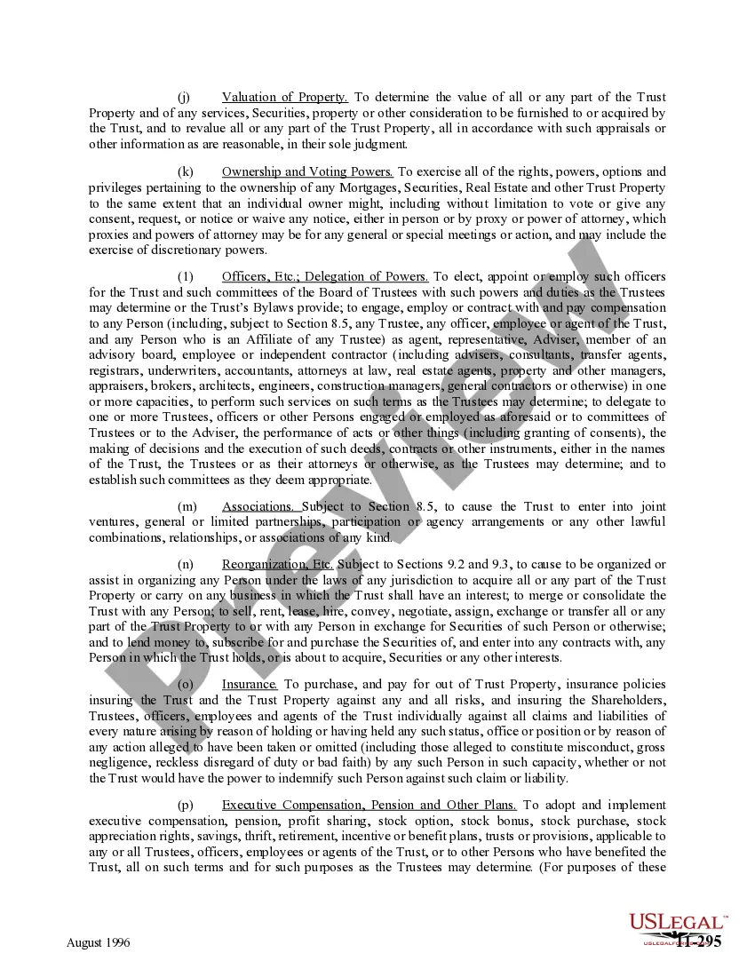 Get Declaration of Trust Preview Declaration of Trust