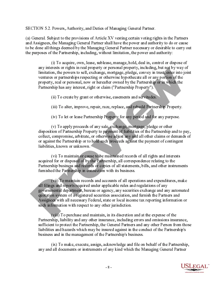 Get Sample Amended and Restated Partnership Agreement of the Partnership Preview Sample Amended and Restated Partnership Agreement of the Partnership