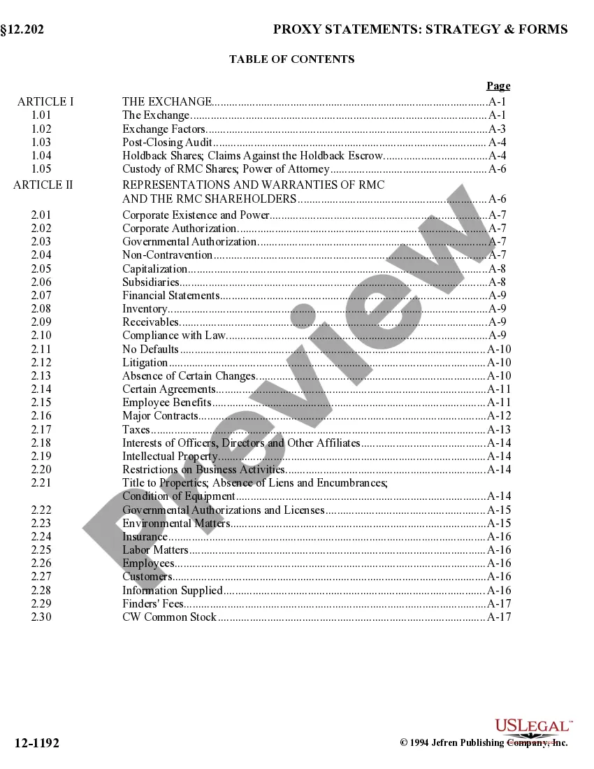 Get Amended Stock Exchange Agreement by SJW Corp, Roscoe Moss Co, and RMC Shareholders - Detailed Preview Amended Stock Exchange Agreement by SJW Corp, Roscoe Moss Co, and RMC Shareholders - Detailed