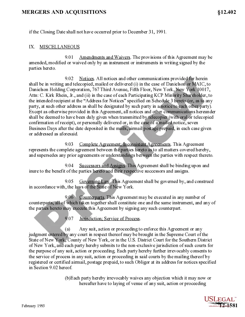 Get Exchange Agreement by Danielson Holding Corp., Mission American Insurance Co., and KCP Shareholders Preview Exchange Agreement by Danielson Holding Corp., Mission American Insurance Co., and KCP Shareholders