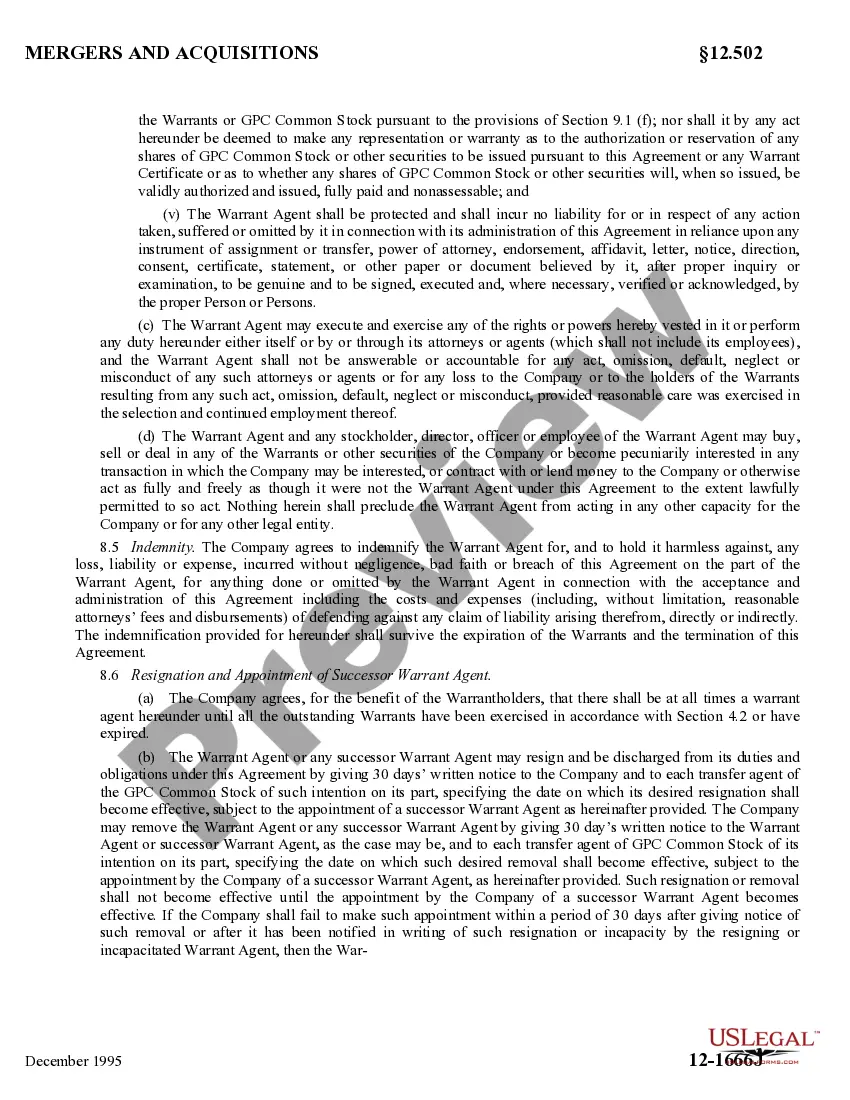 Get Second Warrant Agreement by General Physics Corp. Preview Second Warrant Agreement by General Physics Corp.
