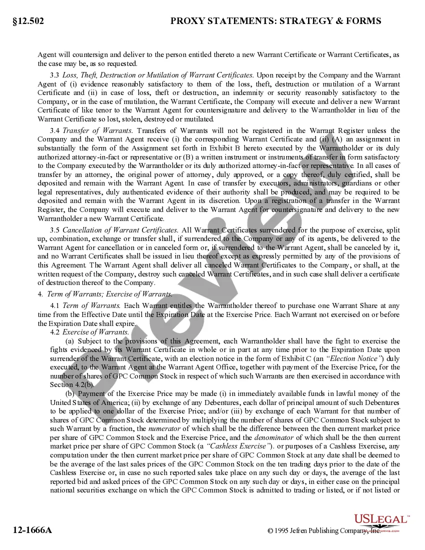 Get Second Warrant Agreement by General Physics Corp. Preview Second Warrant Agreement by General Physics Corp.