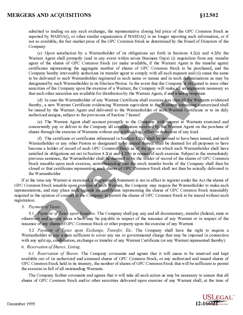 Get Second Warrant Agreement by General Physics Corp. Preview Second Warrant Agreement by General Physics Corp.