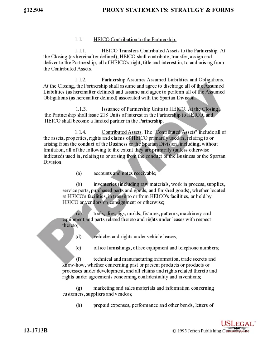 Get Contribution Agreement between Heico, Inc., Heisley Investments LP, and Pettibone Corp. Preview Contribution Agreement between Heico, Inc., Heisley Investments LP, and Pettibone Corp.