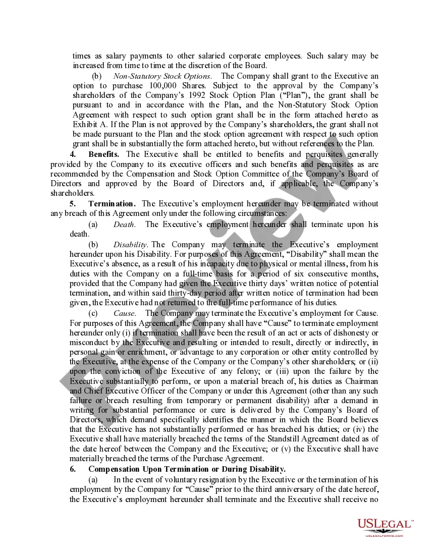 Preview Employment Agreement General Form