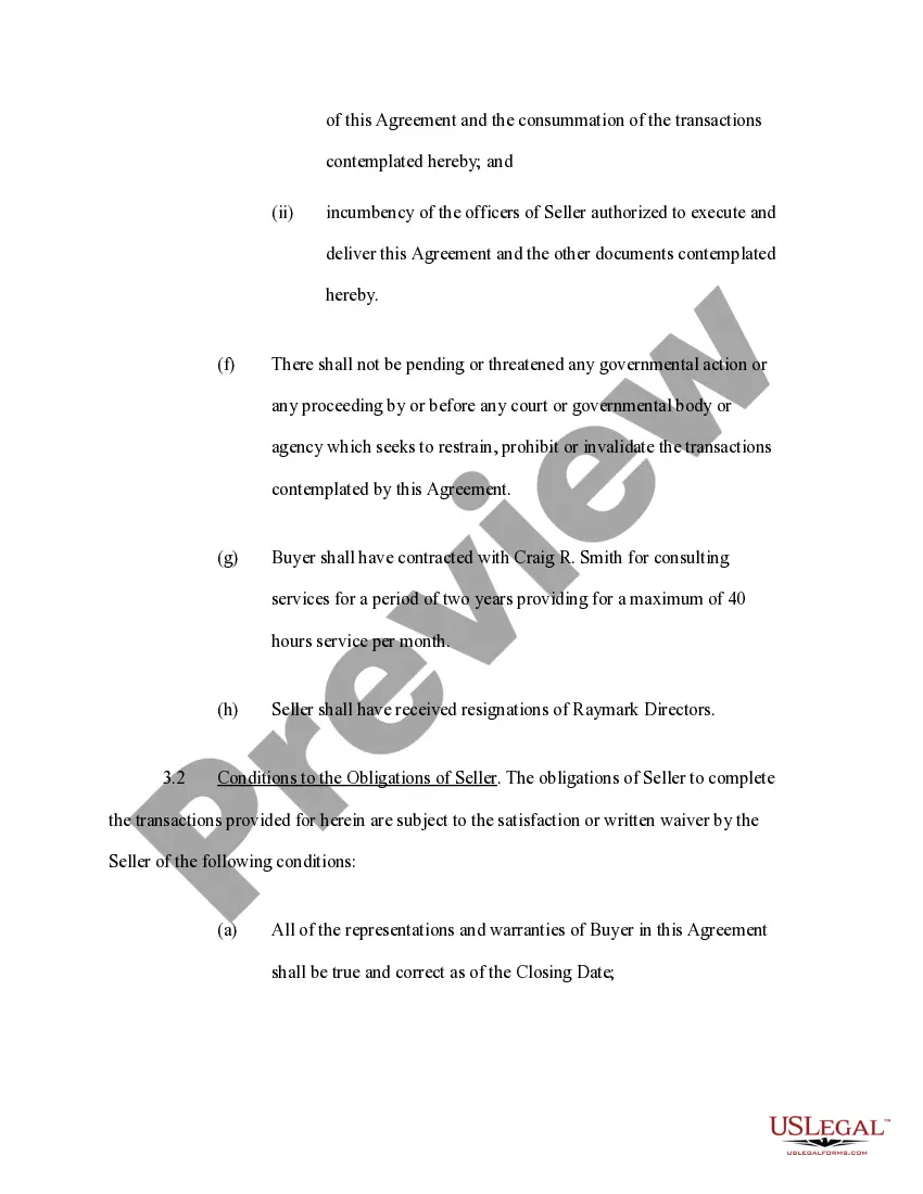 Get Sample Stock Purchase Agreement for Purchase of Common Stock of Wholly-Owned Subsidiary by Separate Corporation Preview Sample Stock Purchase Agreement for Purchase of Common Stock of Wholly-Owned Subsidiary by Separate Corporation