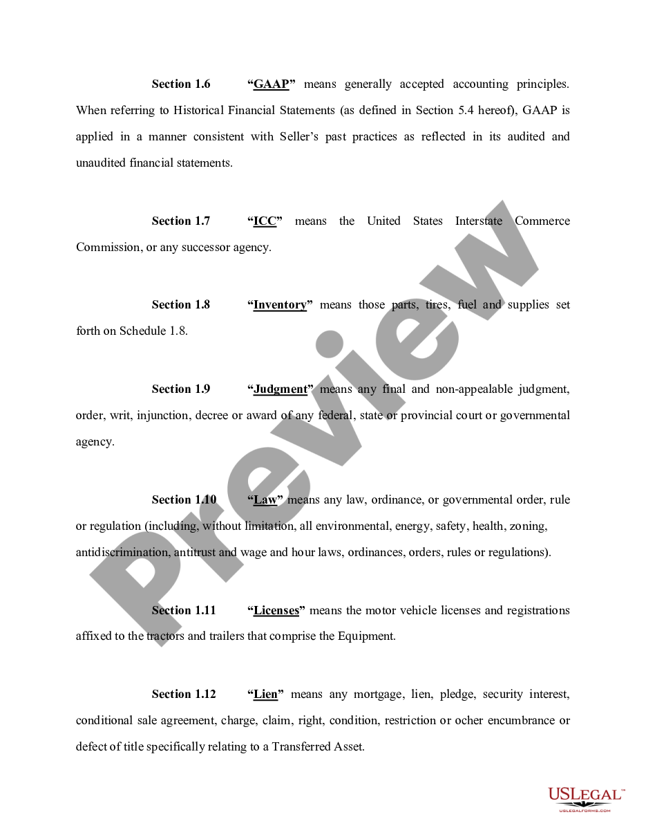 page 2 Sample Asset Purchase Agreement between third tier subsidiary of corporation (Seller) and second tier subsidiary of unrelated corporation (Buyer) preview