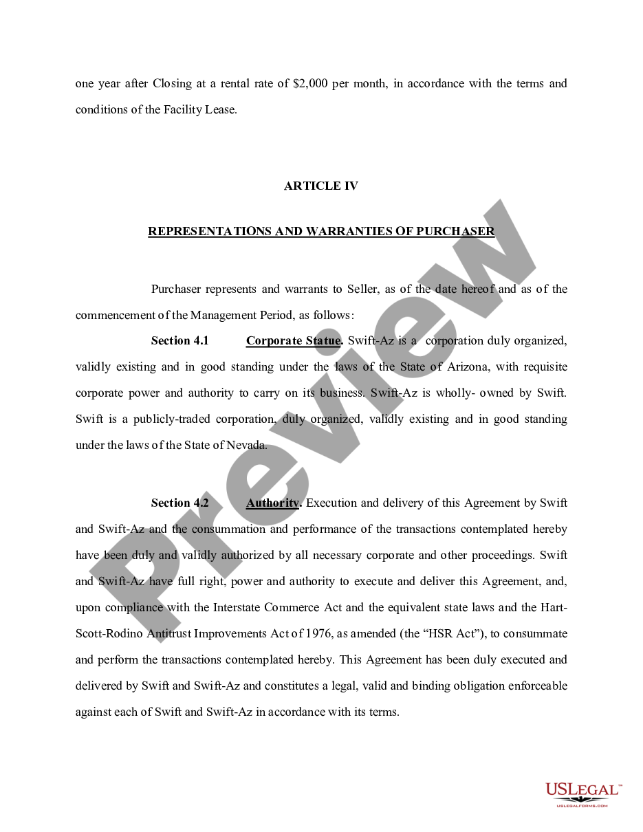 page 6 Sample Asset Purchase Agreement between third tier subsidiary of corporation (Seller) and second tier subsidiary of unrelated corporation (Buyer) preview