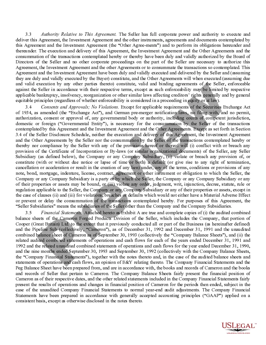 Get Sample Stock Purchase Agreement general form to be used across the United States Preview Sample Stock Purchase Agreement general form to be used across the United States
