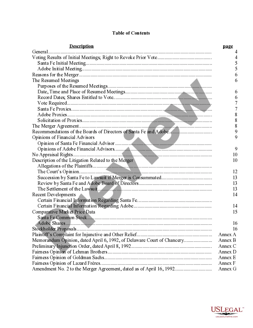 Get Supplement to Joint Proxy Statement - Prospectus without exhibits Preview Supplement to Joint Proxy Statement - Prospectus without exhibits