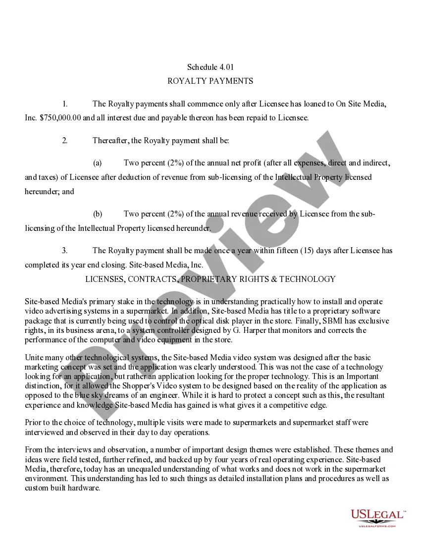 Get License Agreement with attachments between Site-Based Media, Inc. and NBC Site Media, Inc. Preview License Agreement with attachments between Site-Based Media, Inc. and NBC Site Media, Inc.
