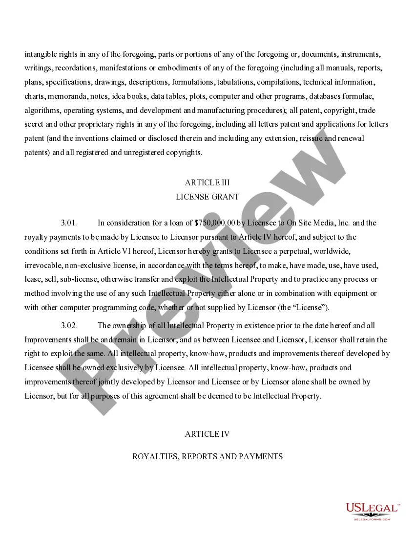 Get License Agreement with attachments between Site-Based Media, Inc. and NBC Site Media, Inc. Preview License Agreement with attachments between Site-Based Media, Inc. and NBC Site Media, Inc.