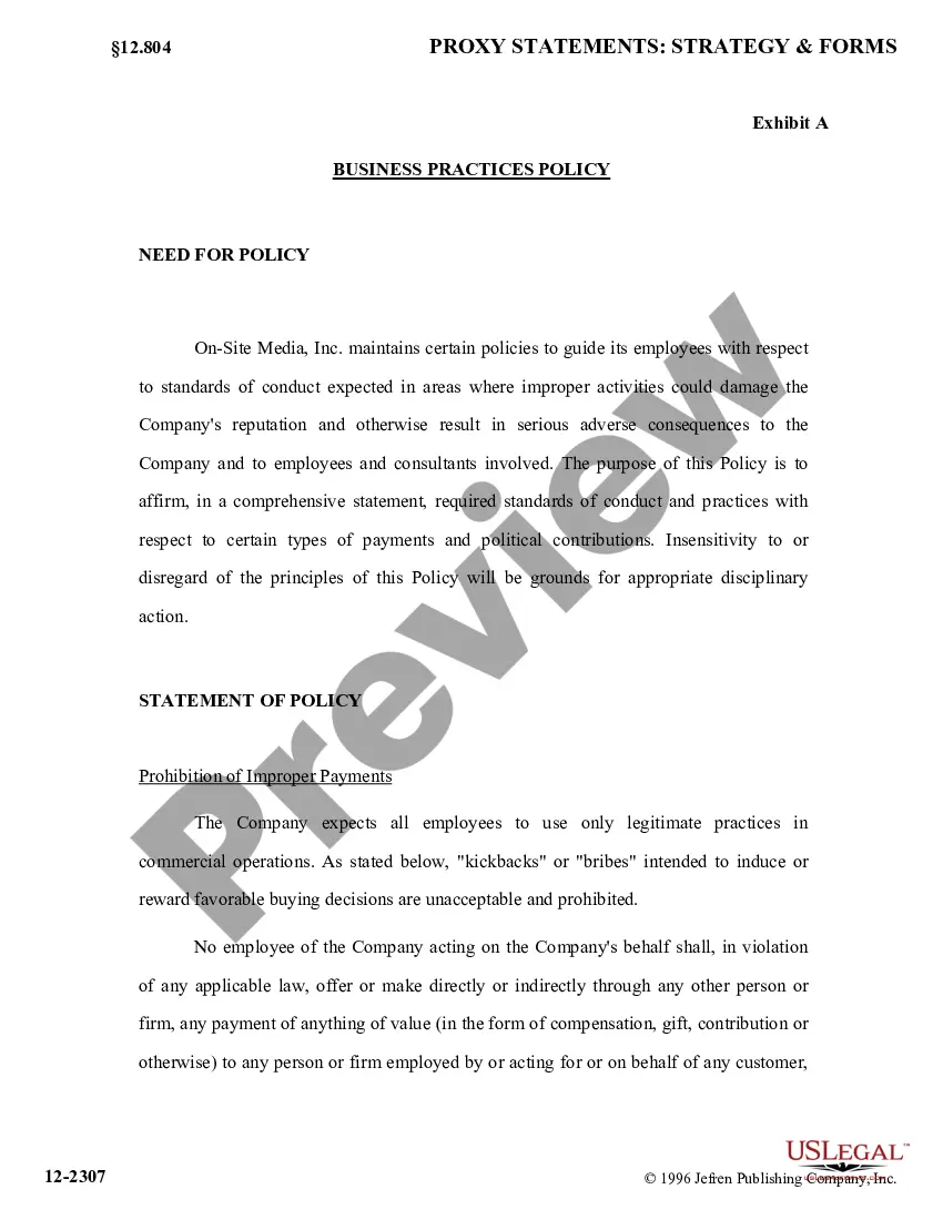 Preview Executive Employment Agreement with exhibit