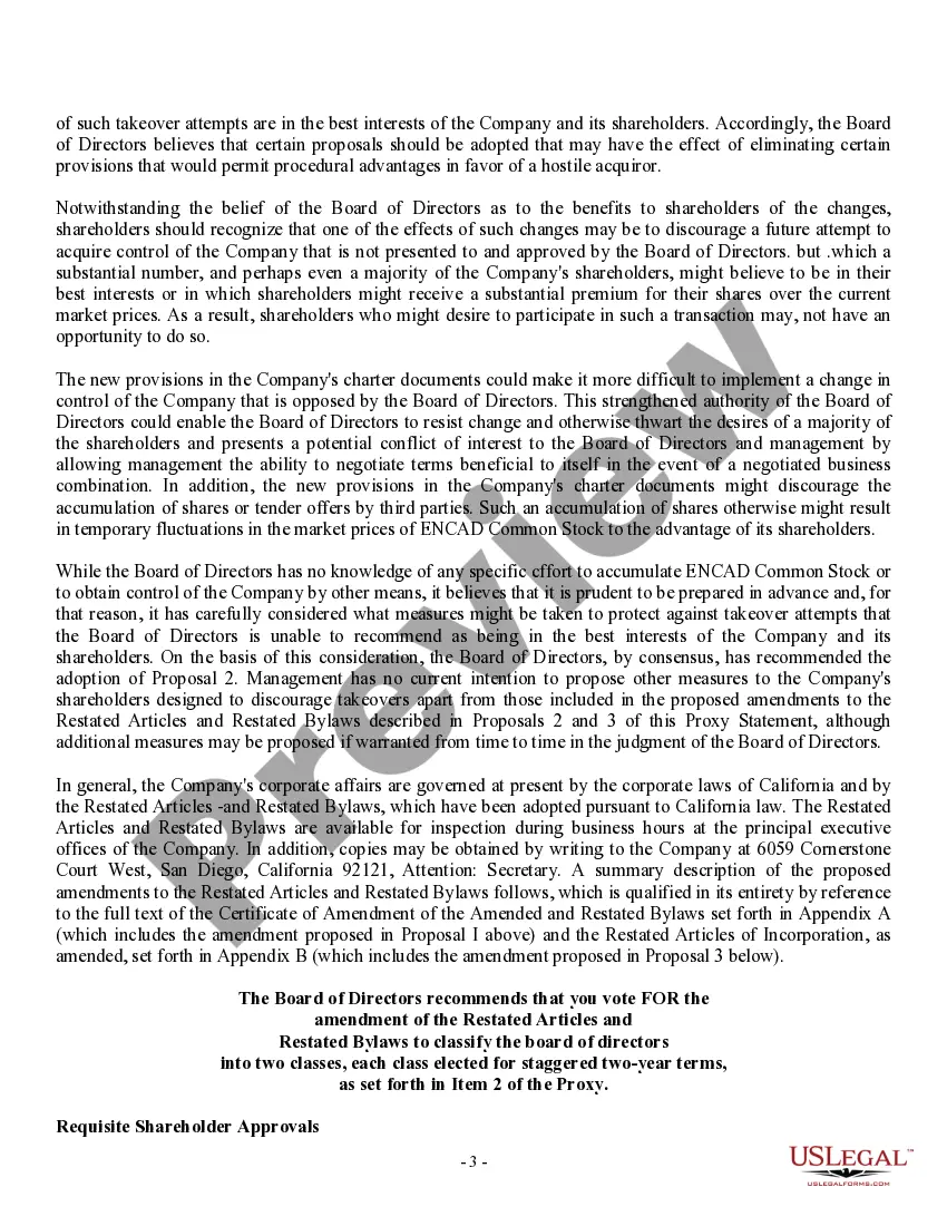 Get Amendment of Amended and Restated Bylaws Preview Amendment of Amended and Restated Bylaws