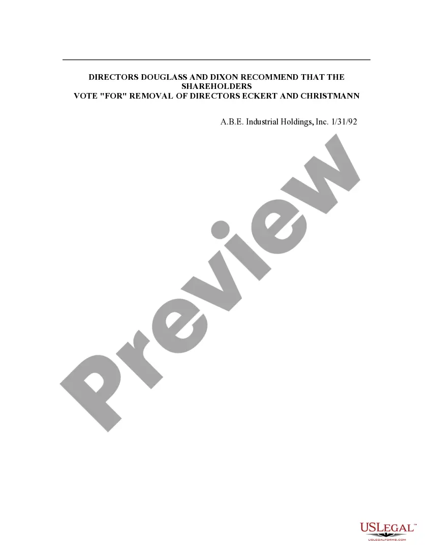 Get Removal of two directors Preview Removal of two directors