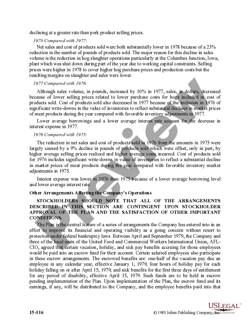 Get Proxy Statement with exhibits of The Rath Packing Co. Preview Proxy Statement with exhibits of The Rath Packing Co.