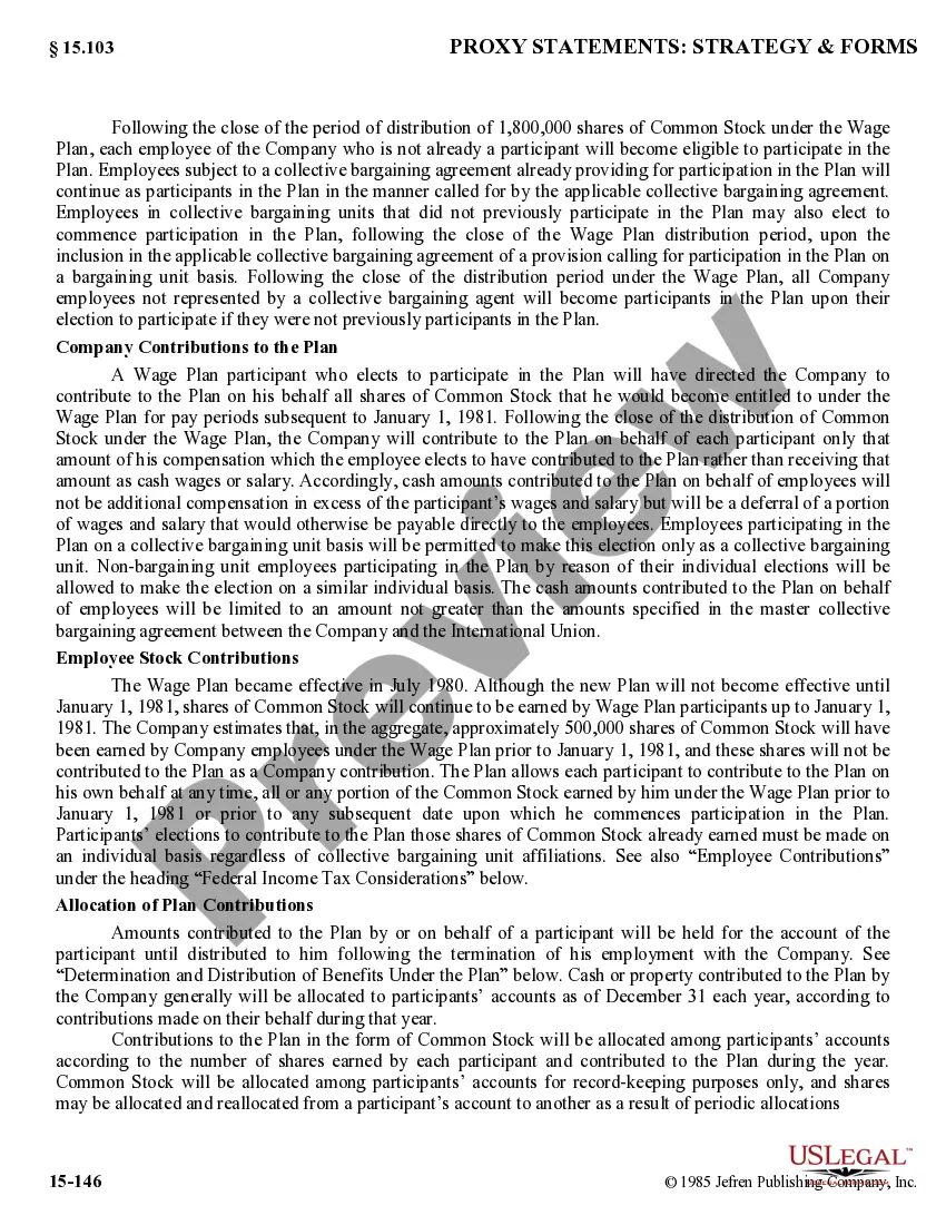 Preview Proxy Statement