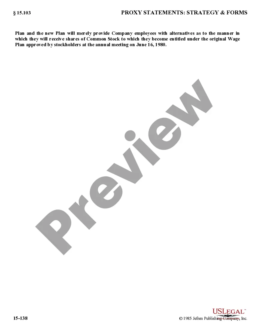 Preview Proxy Statement