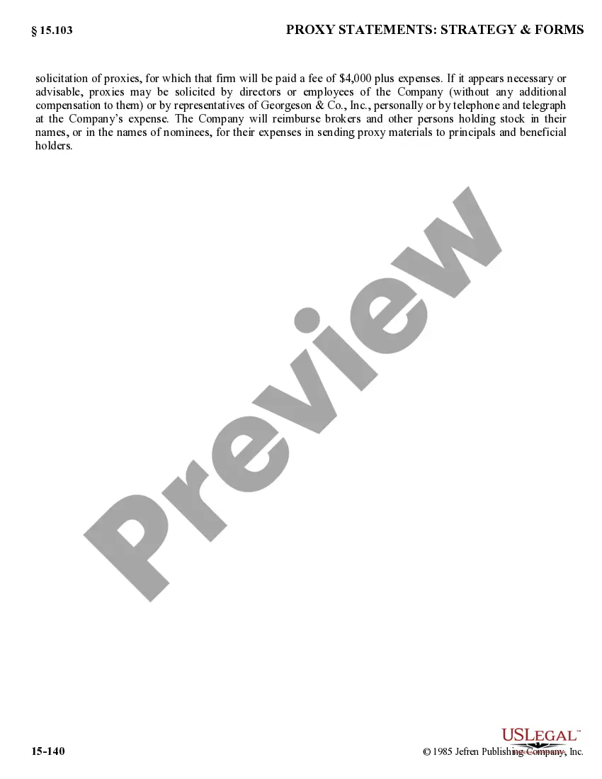 Preview Proxy Statement