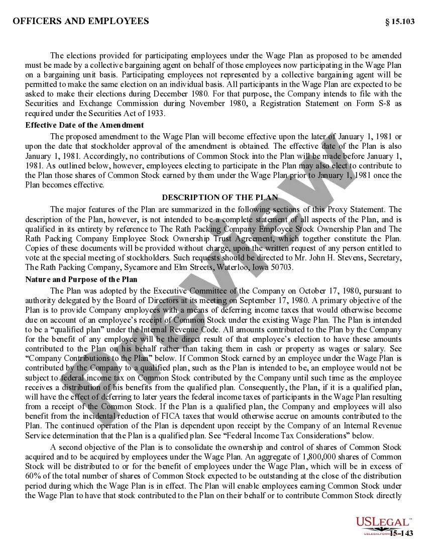 Preview Proxy Statement