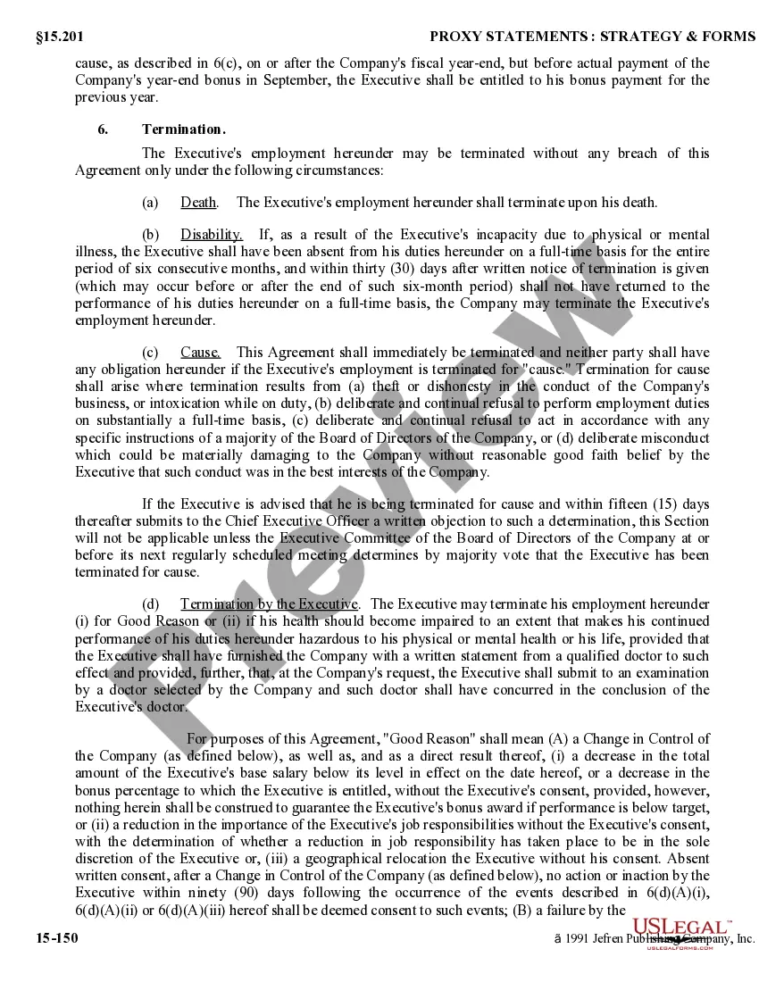 Get Proposal to ratify an Executive Employment Agreement with copy of agreement Preview Proposal to ratify an Executive Employment Agreement with copy of agreement