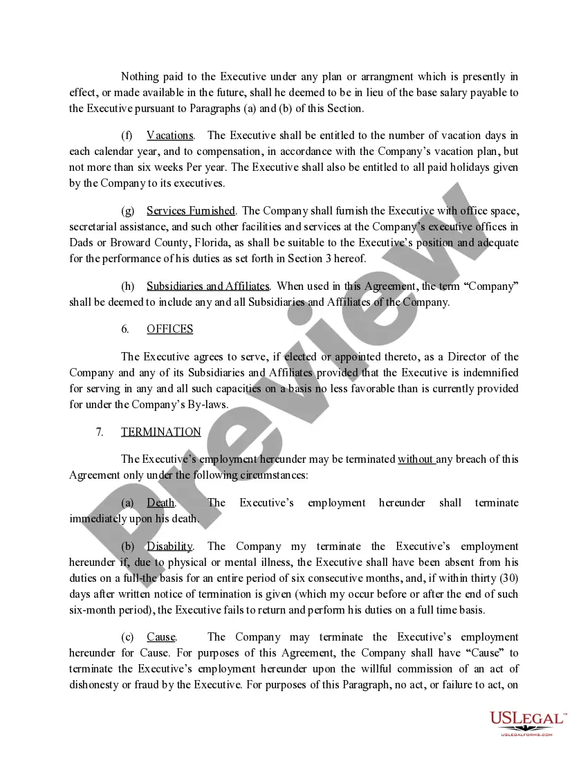 Get Amendment to Section 5c of Employment Agreement with copy of agreement between Company and CEO Preview Amendment to Section 5c of Employment Agreement with copy of agreement between Company and CEO