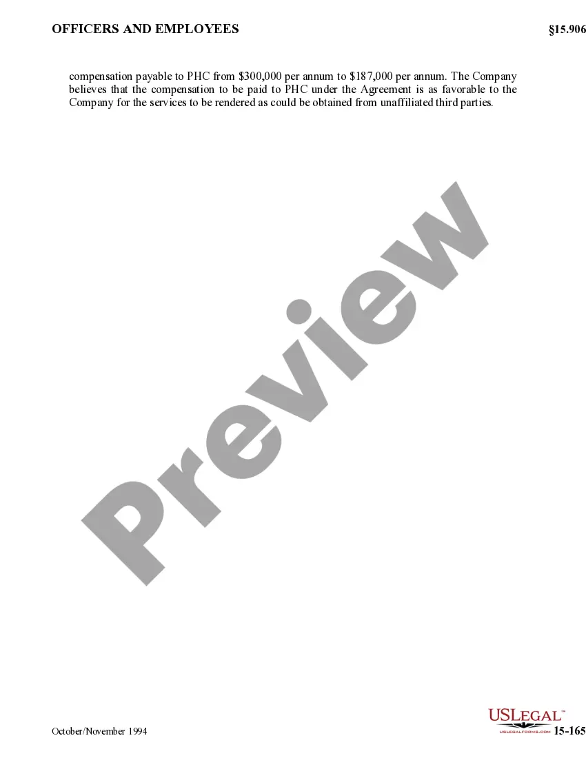 Get Approval of extension of management services agreement Preview Approval of extension of management services agreement